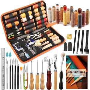 Leather Working Tools, Leather Tool Kit, Practical Leather Craft Kit